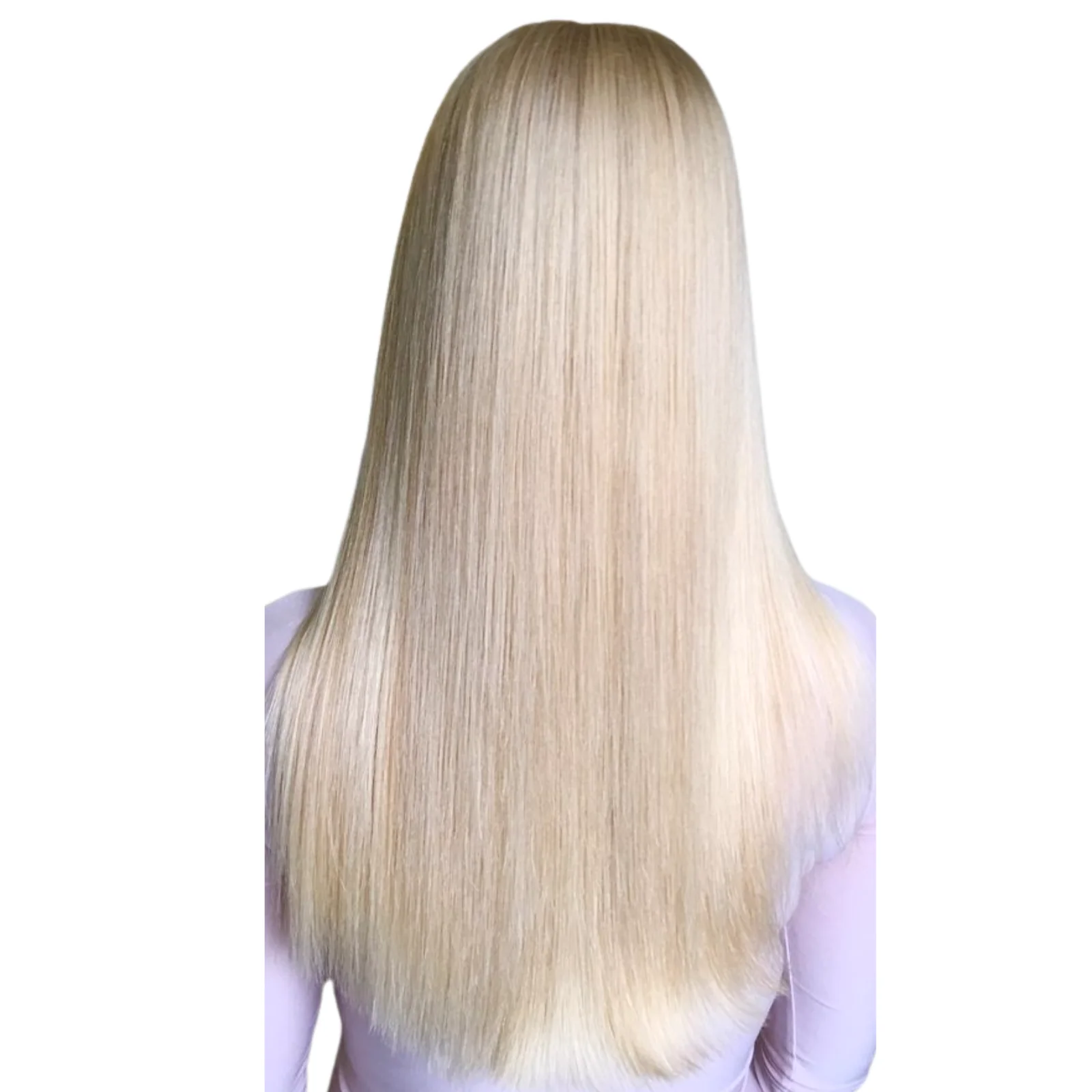 [Pre Order] Virgin Hair Light Blonde Invisible Fill In Clip in Hair E…